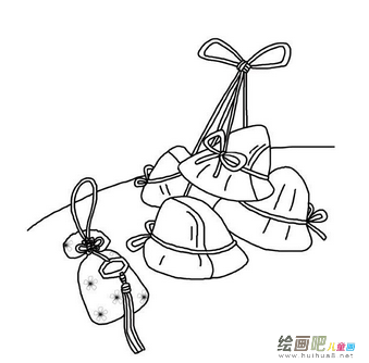 粽子简笔画:端午的粽子 粽子简笔画:端午的粽子