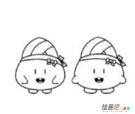 粽子简笔画：端午粽飘香