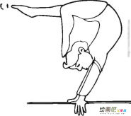 体育运动简笔画：我喜欢的一项体育运动——羽