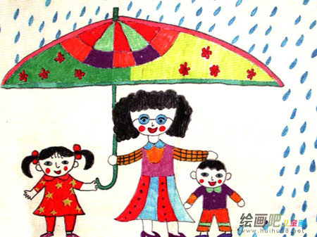 教师节儿童画：点点滴滴忆师爱