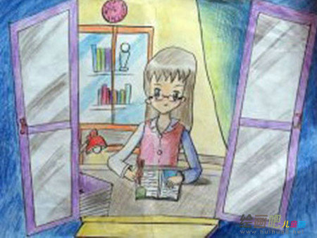 教师节儿童画：教师节的怀念