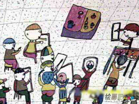 教师节儿童画：永不熄灭的明灯