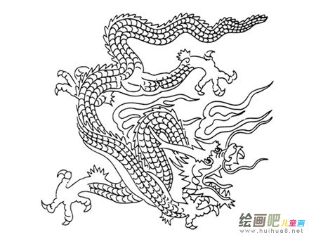 龙的简笔画:龙的传说 龙的简笔画:龙的传说