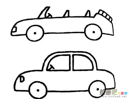 小汽车简笔画:我家买了小汽车 小汽车简笔画:我家买了小汽车