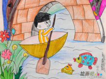 水彩画：暑假来一场快乐之旅