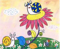 儿童画秋天：比美秋天第一