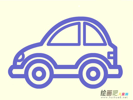 小汽车简笔画：汽车王国的故事