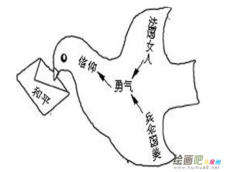 和平鸽简笔画:我是一只和平鸽 和平鸽简笔画:我是一只和平鸽