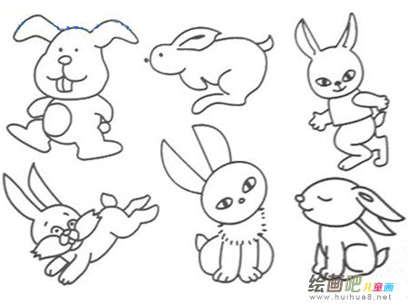 兔子简笔画:小兔子的大眼袋 兔子简笔画:小兔子的大眼袋