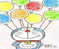 蜡笔画：热蜡油画