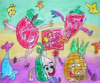 庆国庆儿童画：国庆节儿童画