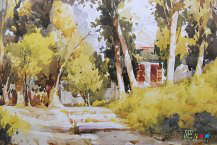 水彩画：假如我是一支水彩笔-主题水彩画