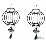 灯笼简笔画：制作小灯笼