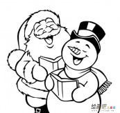 圣诞老人简笔画：简笔画人物