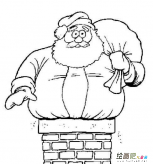 圣诞老人简笔画：铃儿响叮当