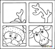 圣诞老人简笔画：圣诞礼物到啦