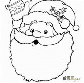 圣诞老人简笔画：圣诞老公公