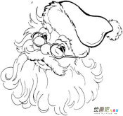 圣诞老人简笔画：圣诞老人一神秘人物