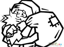 圣诞老人简笔画：圣诞老人在哪里