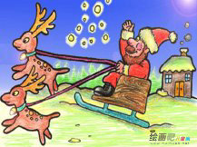 圣诞老人简笔画：圣诞老人的传说