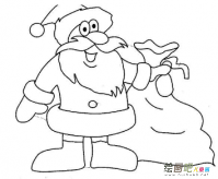 圣诞老人简笔画：德国的圣诞老人