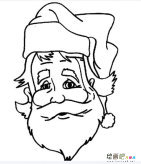 圣诞老人简笔画：小学生的圣诞老人简笔画