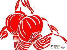 灯笼简笔画：红灯笼