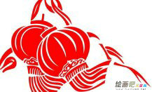 灯笼简笔画：中国的灯笼