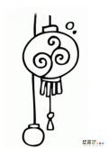 灯笼简笔画：节日的记忆