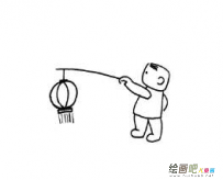 灯笼简笔画：制作灯笼