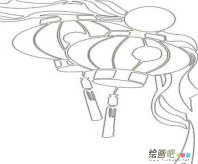 灯笼简笔画：做灯笼