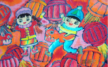 灯笼简笔画：张灯结彩