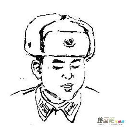 雷锋简笔画 雷锋简笔画