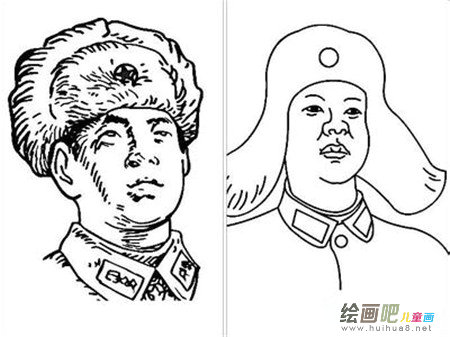 雷锋简笔画 雷锋简笔画