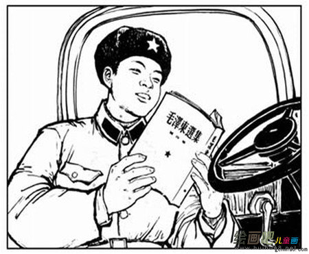 雷锋简笔画:人的一生要像丛飞雷锋一样 雷锋简笔画:人的一生要像丛飞雷锋一样