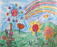 儿童画春天：春天真美