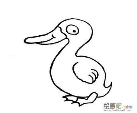 小鸭子简笔画 小鸭子简笔画