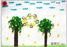 儿童画春天：春天是个美丽的季节