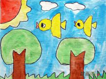 儿童画春天：春之媚