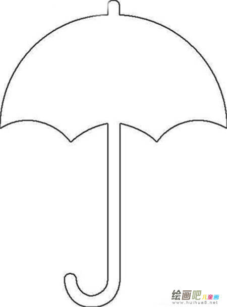 雨伞简笔画 雨伞简笔画