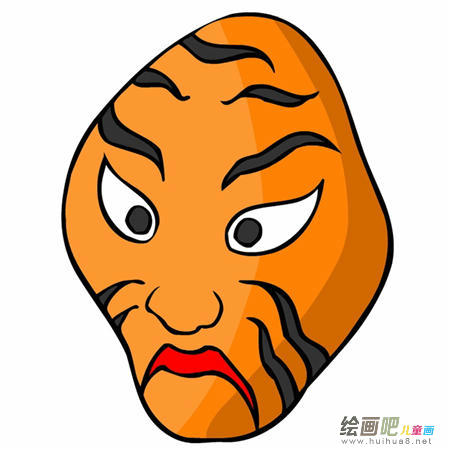 脸谱简笔画:中国戏曲脸谱的各种颜色 脸谱简笔画:中国戏曲脸谱的各种颜色