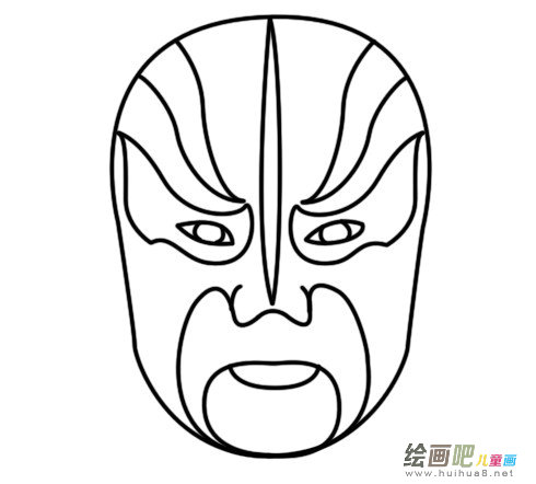 脸谱简笔画:看懂脸谱的谱式 脸谱简笔画:看懂脸谱的谱式