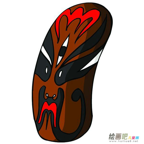 脸谱简笔画:花旦的分类 脸谱简笔画:花旦的分类