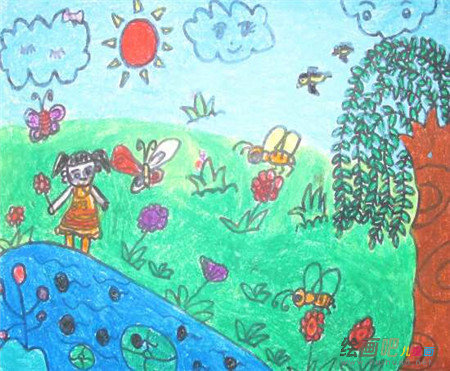 儿童画春天：我眼中的春天_600字