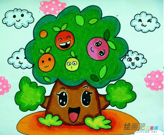 蜡笔画：我的心爱之物——蜡笔画