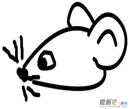 小老鼠简笔画:写仓鼠 小老鼠简笔画:写仓鼠