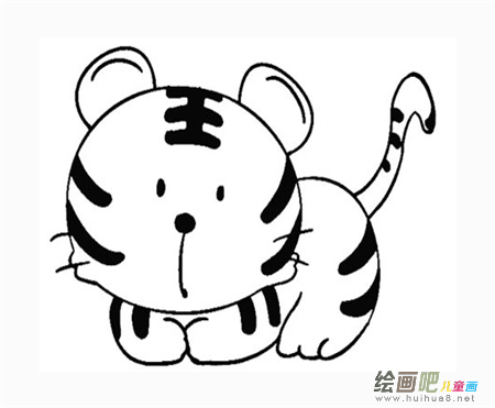 老虎简笔画:老虎拔牙 老虎简笔画:老虎拔牙