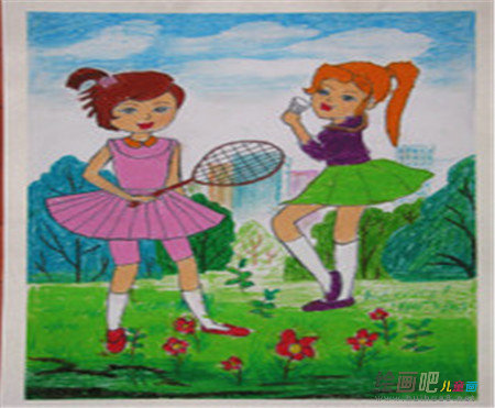 庆六一儿童画：儿童节，我们一同渡过