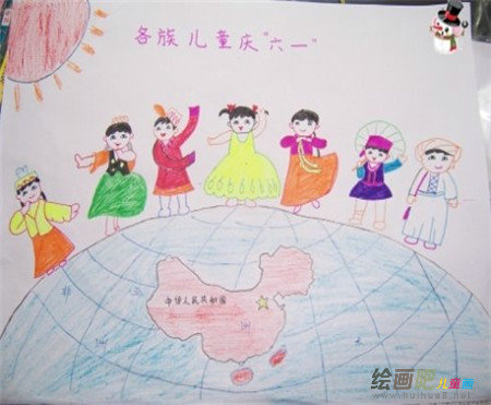 庆六一儿童画：幼儿园老师六一儿童节主持词