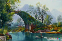 水彩画：水彩画风景画构图取景知识